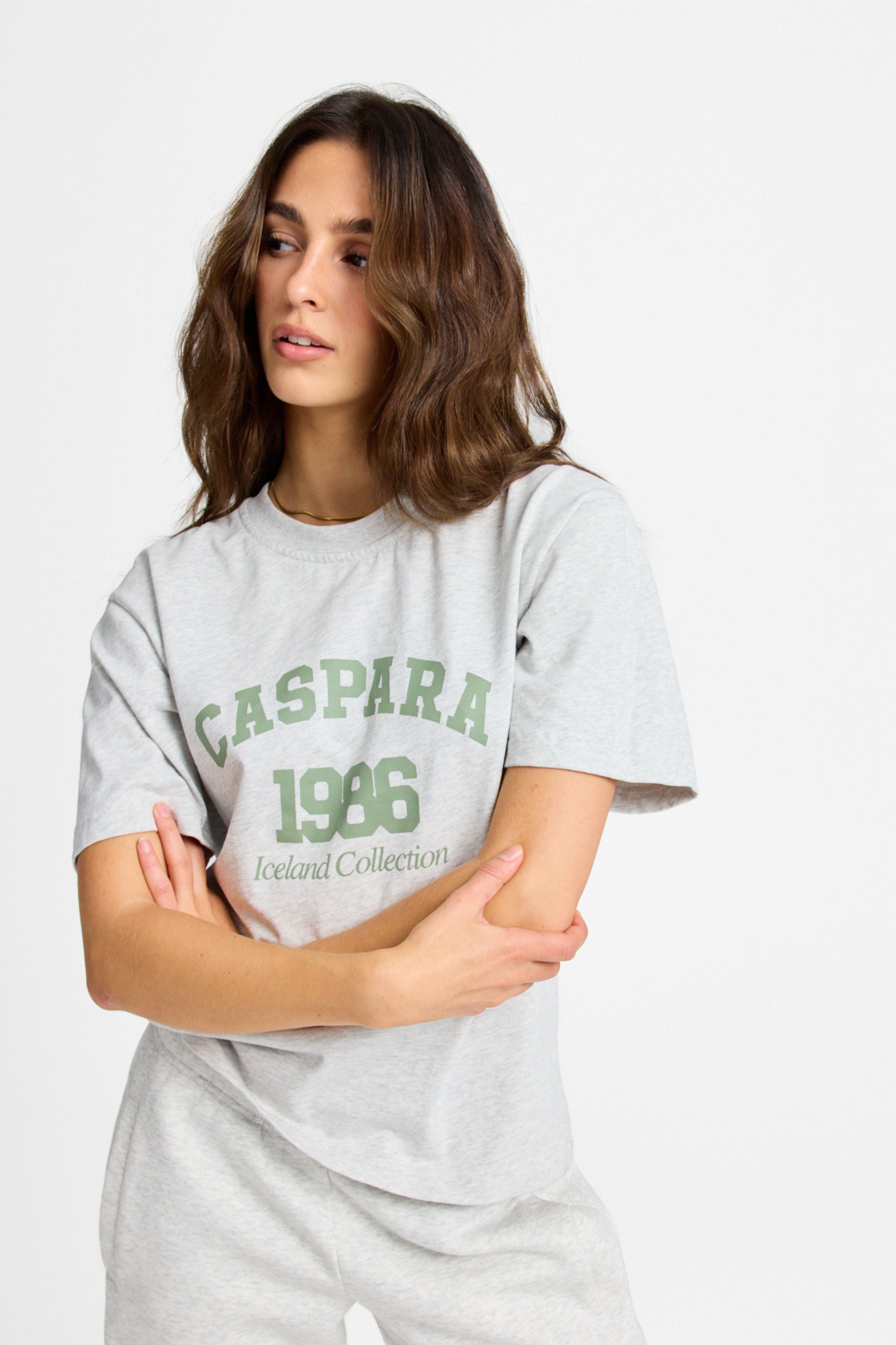 W. CS Tee - Grey melange